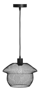 ActiveJet Lampa wiszaca czarna AJE-COCO Black 1xE27 - Lampy sufitowe - miniaturka - grafika 1