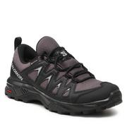 Buty trekkingowe damskie - Trekkingi Salomon X Braze Gtx GORE-TEX L47180700 Gris - miniaturka - grafika 1