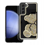 Etui i futerały do telefonów - Futerał TEDDY BEAR do SAMSUNG S25 Ultra złoty - miniaturka - grafika 1