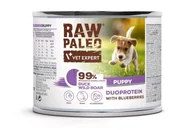 Mokra karma dla psów - Raw Paleo Duck&Boar Puppy Can 200g - miniaturka - grafika 1
