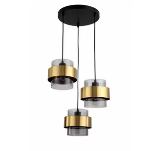 Miele lampa wisząca 3-punktowa czarna/złota LP-866/3P SM/GD - Lampy sufitowe - miniaturka - grafika 3