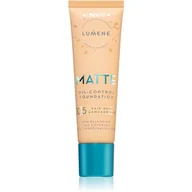 Podkłady do twarzy - Lumene Matte Oil-control Foundation 0.5 Fair Nude - miniaturka - grafika 1