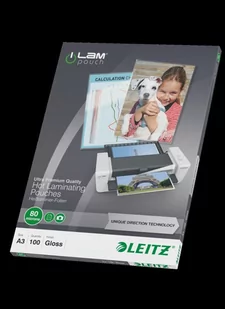 Leitz OKK191K Folia do laminacji UDT A3 80u (100) 74850000 - Folie do laminatora - miniaturka - grafika 2