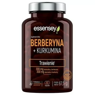 Berberyna + Kurkumina ESSENSEY (90 kapsułek) - Suplementy diety - miniaturka - grafika 1