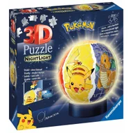 Puzzle - Puzzle 72 elementy 3D Świecąca Kula Pokemon - miniaturka - grafika 1
