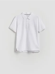 Reserved - T-shirt polo - biały - Koszulki dla chłopców - miniaturka - grafika 1
