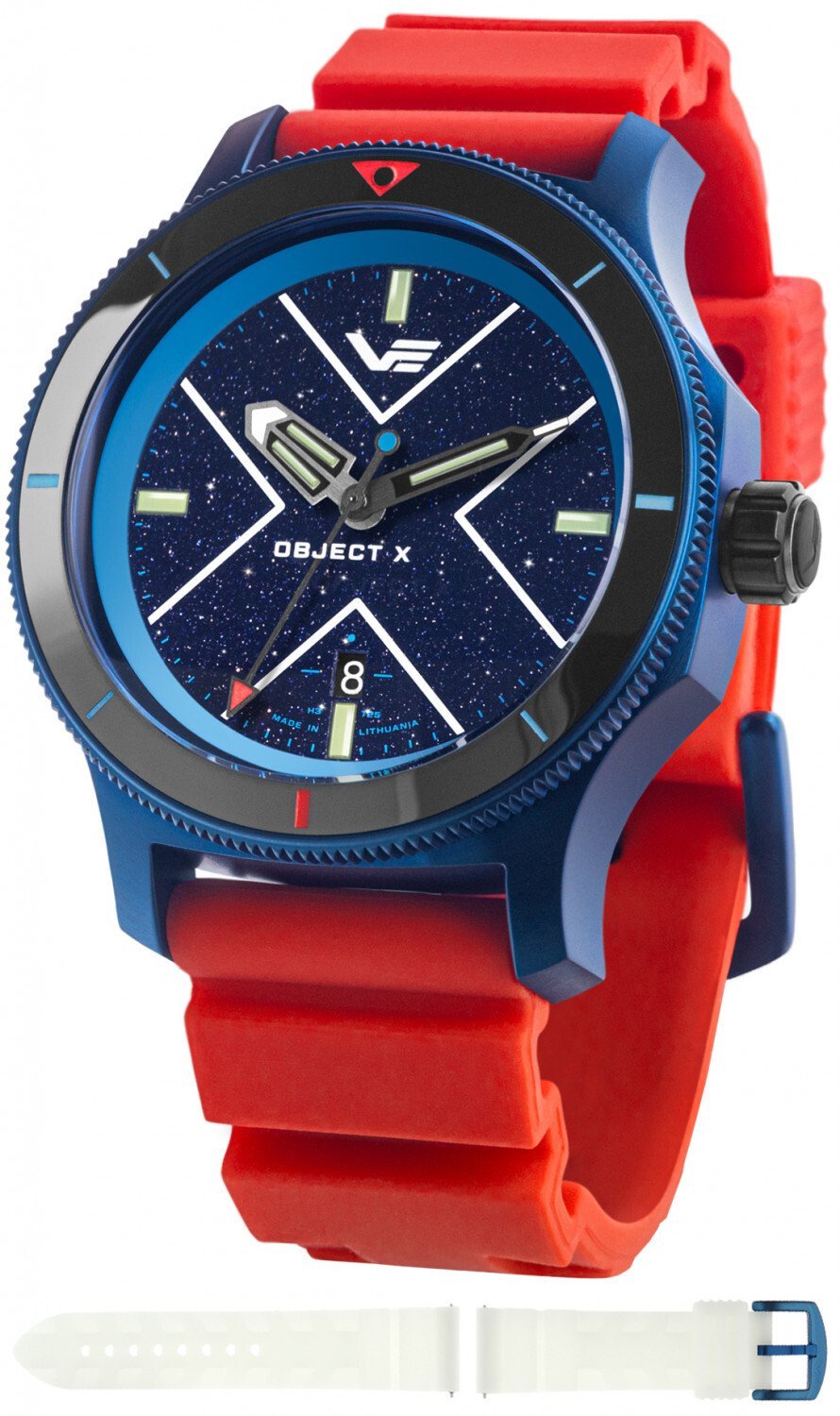 Zegarek męski Vostok Europe NH35A-599E776S czerwony