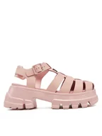 Sandały damskie - Tommy Jeans Sandały EN0EN02751 Różowy - miniaturka - grafika 1