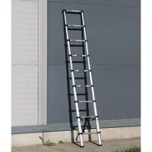 Drabiny - Teleskopowa drabina aluminiowa, 2,65 m, 9 szczebli - miniaturka - grafika 1