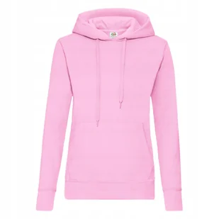 Bluza Damska Z Kapturem Hooded Sweat Jasnoróżowy r. L - Bluzy damskie - miniaturka - grafika 1