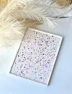 Tace i patery - Taca na świece terrazzo No 2 pink - miniaturka - grafika 1