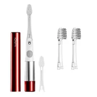 Końcówki do szczoteczek elektrycznych - Szczoteczka soniczna IONICKISS Ionpa Travel Czerwony + Końcówka szczoteczki IONICKISS 145425 Przezroczysty (2 sztuki) - miniaturka - grafika 1