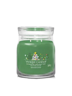 Yankee Candle Świeca zapachowa "Shimmering Christmas Tree" - 368 g - Świece - miniaturka - grafika 1