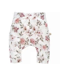 Yosoy Spodnie niemowlęce bawełna organiczna Boho flowers pink, Rozmiar: 68 - Spodenki dla niemowląt - miniaturka - grafika 1