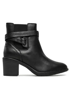Clarks Botki Scene Star 261674624 Czarny - Botki damskie - miniaturka - grafika 1