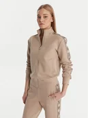 Bluzy damskie - Guess Bluza V2YQ16 KB3P2 Beżowy Regular Fit - miniaturka - grafika 1