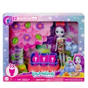 Zabawki interaktywne dla dzieci - Enchantimals Baby Best Friends Hipcio Zestaw z niespodziankami, HNW97 - miniaturka - grafika 1