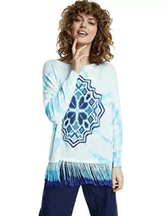 Desigual Damska kurtka z dzianiny JERS_chandigarth, biały (Blanco 1000), L - Kurtki damskie - miniaturka - grafika 1
