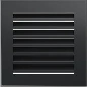 Akcesoria kominkowe - Kratki.pl KRATKA KOMINKOWA FRESH GRAFITOWA 170X170 MM 17G/FRESH - miniaturka - grafika 1