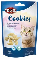 Przysmaki dla kotów - TRIXIE TRIXIE Ciasteczka z łososiem i kocimiętką 50g - miniaturka - grafika 1