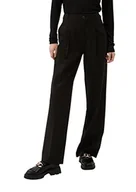 Spodnie damskie - s.Oliver Spodnie damskie, czarny, 34 - miniaturka - grafika 1