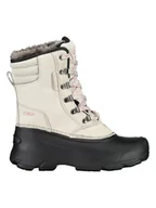 Kozaki damskie - CMP Botki zimowe "Kinos" w kolorze kremowym - miniaturka - grafika 1