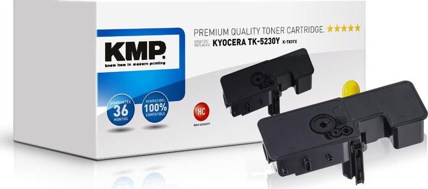 Toner KMP Printtechnik AG Yellow Produkt odnowiony TK-5230 2911,3009