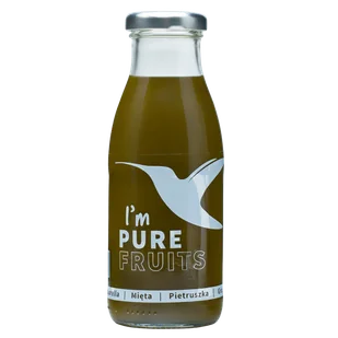 Collibre Pure Fruits, sok przecierowy, chlorella, mięta i pietruszka, 250 ml - Soki i napoje niegazowane - miniaturka - grafika 1