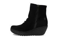 Botki damskie - Fly London Damskie botki YOPA461FLY, czarne, 43 EU, Czarny, 42 EU - miniaturka - grafika 1