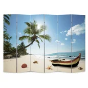 Parawany - Rozkładany parawan z obustronnym nadrukiem E7-T59 - miniaturka - grafika 1