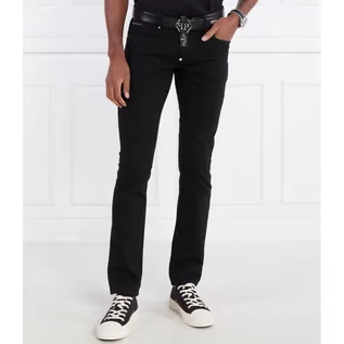 Spodnie męskie - Philipp Plein Jeansy | Slim Fit - grafika 1