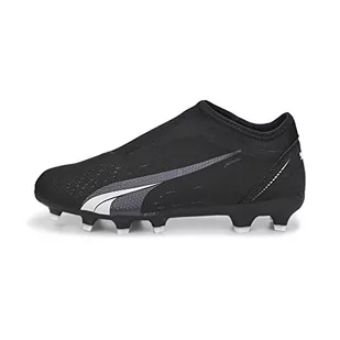PUMA Ultra Match LL FG/AG JR buty piłkarskie, czarno-białe, 40 UK - Piłka nożna - miniaturka - grafika 1