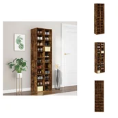 Szafki na buty - vidaXL Stojak na buty dąb wędzony 54x34x183 cm materiał drewnopochodny - Stojaki i szafki na buty - miniaturka - grafika 1