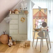 Komody dla dzieci - Komoda wysoka babushka oliwka - miniaturka - grafika 1