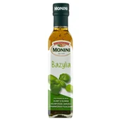Oliwa - Monini Oliwa z Oliwek Extra Vergine Aromatyzowana Bazylia 250ml - - miniaturka - grafika 1