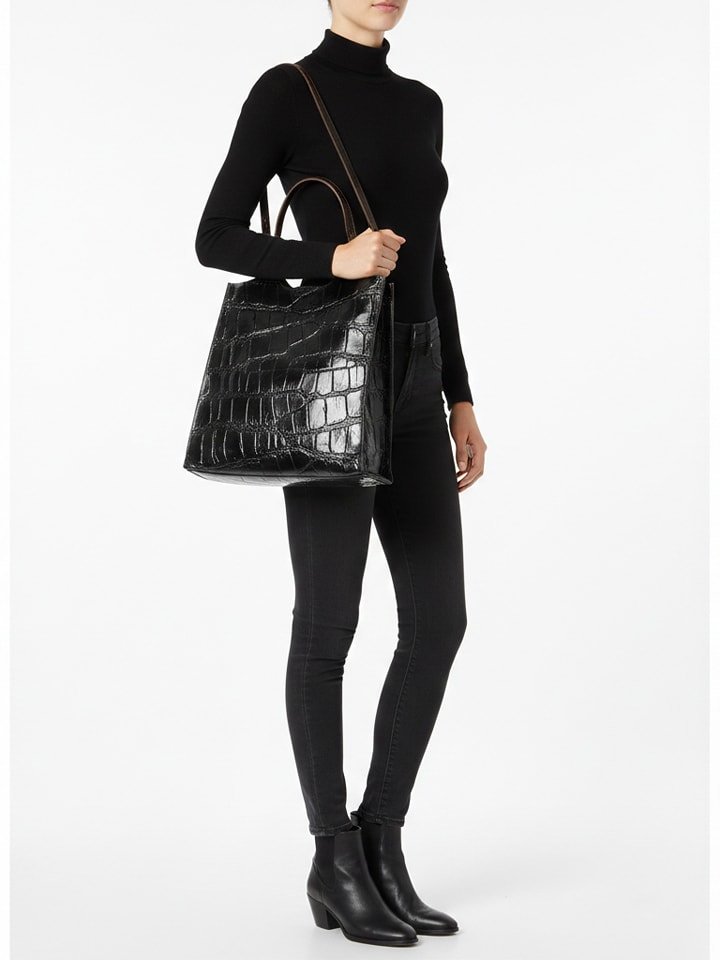 ORE10 Skórzany shopper bag 