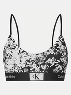 Bielizna sportowa damska - Calvin Klein Underwear Biustonosz top 000QF7216E Czarny - miniaturka - grafika 1