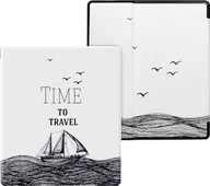 Etui do czytników e-book - Pokrowiec Strado Etui graficzne Smart Case do Kindle Oasis 2019 Time to Travel - miniaturka - grafika 1