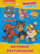 Kolorowanki, wyklejanki - Media Service Zawada Psi Patrol. Naklejki na numerki - praca zbiorowa - miniaturka - grafika 1