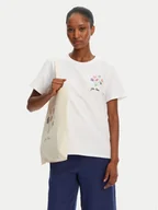 Koszulki i topy damskie - Marella T-Shirt Cappero 2515971052 Biały Regular Fit - miniaturka - grafika 1