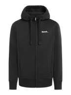 Bluzy męskie - BENCH Bluza dresowa męska z kapturem (czarny (bluza), XXl) - miniaturka - grafika 1
