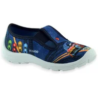 Buty dla chłopców - Dziecięce kapcie do przedszkola na gumkę Befado 975X195N Danny - miniaturka - grafika 1
