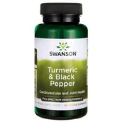 Witaminy i minerały - Swanson Kurkuma i Czarny Pieprz, 60 kapsułek ziołowych - miniaturka - grafika 1