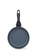 Patelnie - Barazzoni, Patelnia ceramiczna z powłoką aluminiową, średnica 24 cm, ergonomiczny uchwyt, nadaje się również do indukcji, NO PFAS, Made in Italy - miniaturka - grafika 1