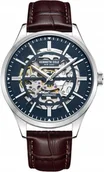 Zegarki męskie - Zegarek męski KENNETH COLE KCWGE2220401 granatowy klasyczny skeleton - miniaturka - grafika 1