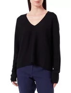 Swetry damskie - BOSS C_feron sweter damski z dzianiny, czarny (Black1), M - miniaturka - grafika 1