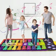 Zabawki interaktywne dla dzieci - MATA MUZYCZNA DO TAŃCZENIA ZABAWKA DLA DZIECI GRA PIANINKO - miniaturka - grafika 1