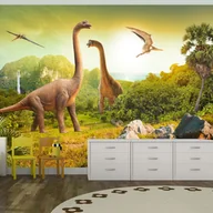 Fototapety - Fototapeta samoprzylepna - Dinozaury (rozmiar 98x70) - miniaturka - grafika 1