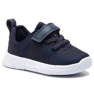 Sneakersy damskie - CLARKS Sneakersy Ath Flux T 261412696 Navy - grafika 1