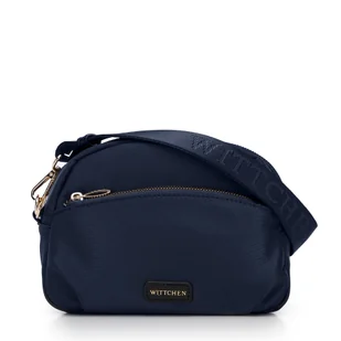 Damska torebka crossbody z nylonu granatowa - Torebki damskie - miniaturka - grafika 1